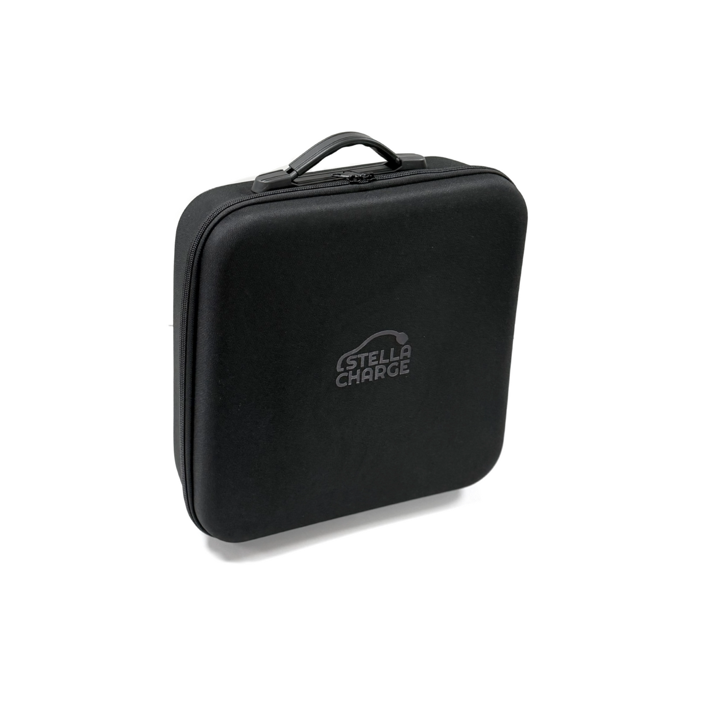 EV Charging Cable Portable Mobile All-In-One Charger Type 2 Hardcase Carry Bag Case in Black with Stella Charge Logo