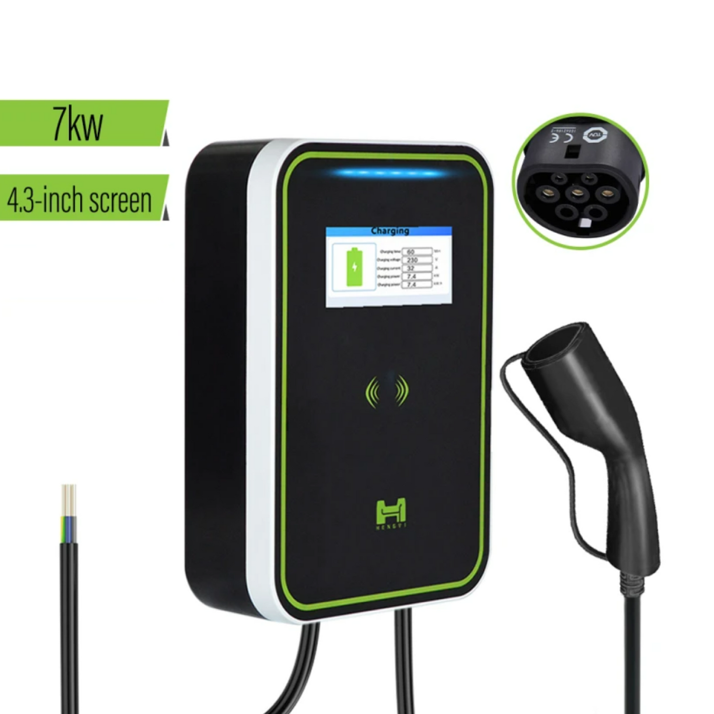 Dark Horse 7kW Smart Wallbox EV Charging Station  OZEV & UKCA Certified