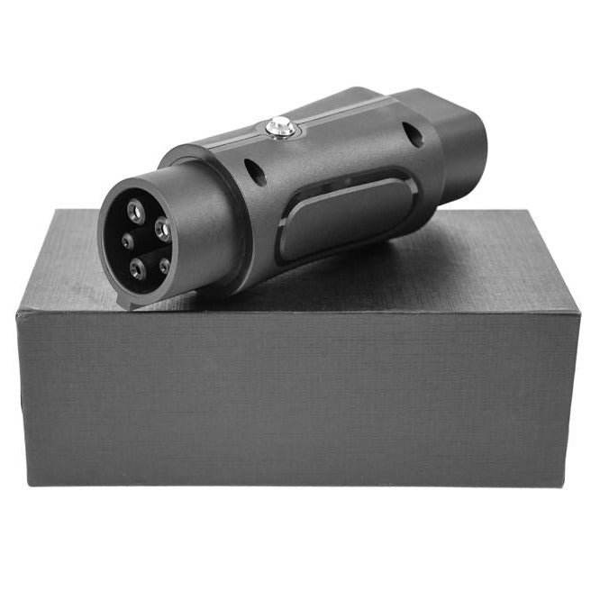 Convert a Type 2 EV connector cable to a Type 1, giving you flexibility to charge any car with Type 1 inlet socket using your existing 16A or 32A Type 2 EV charging cable (up to 7kW)