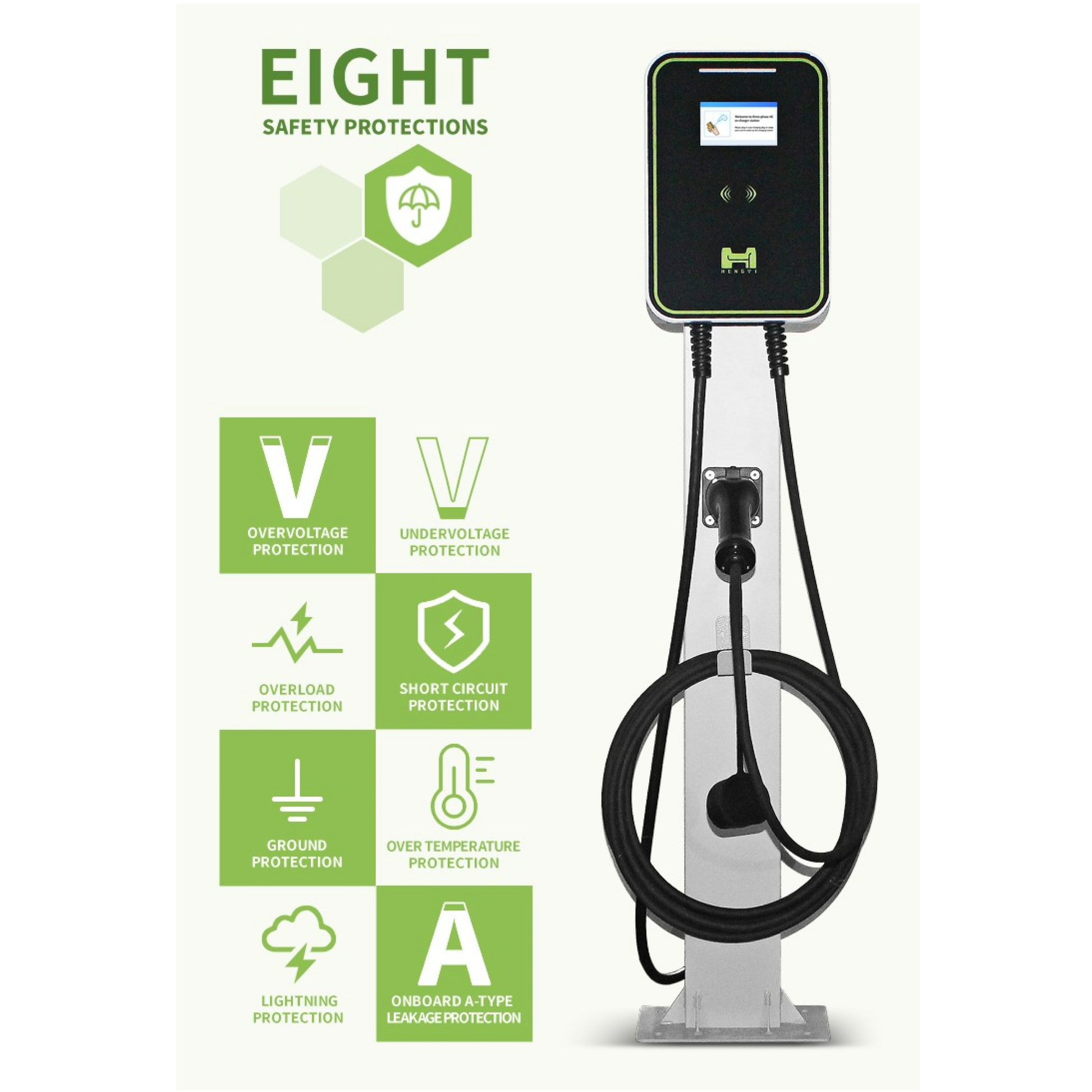 Dark Horse 7kW Smart Wallbox EV Charging Station  OZEV & UKCA Certified