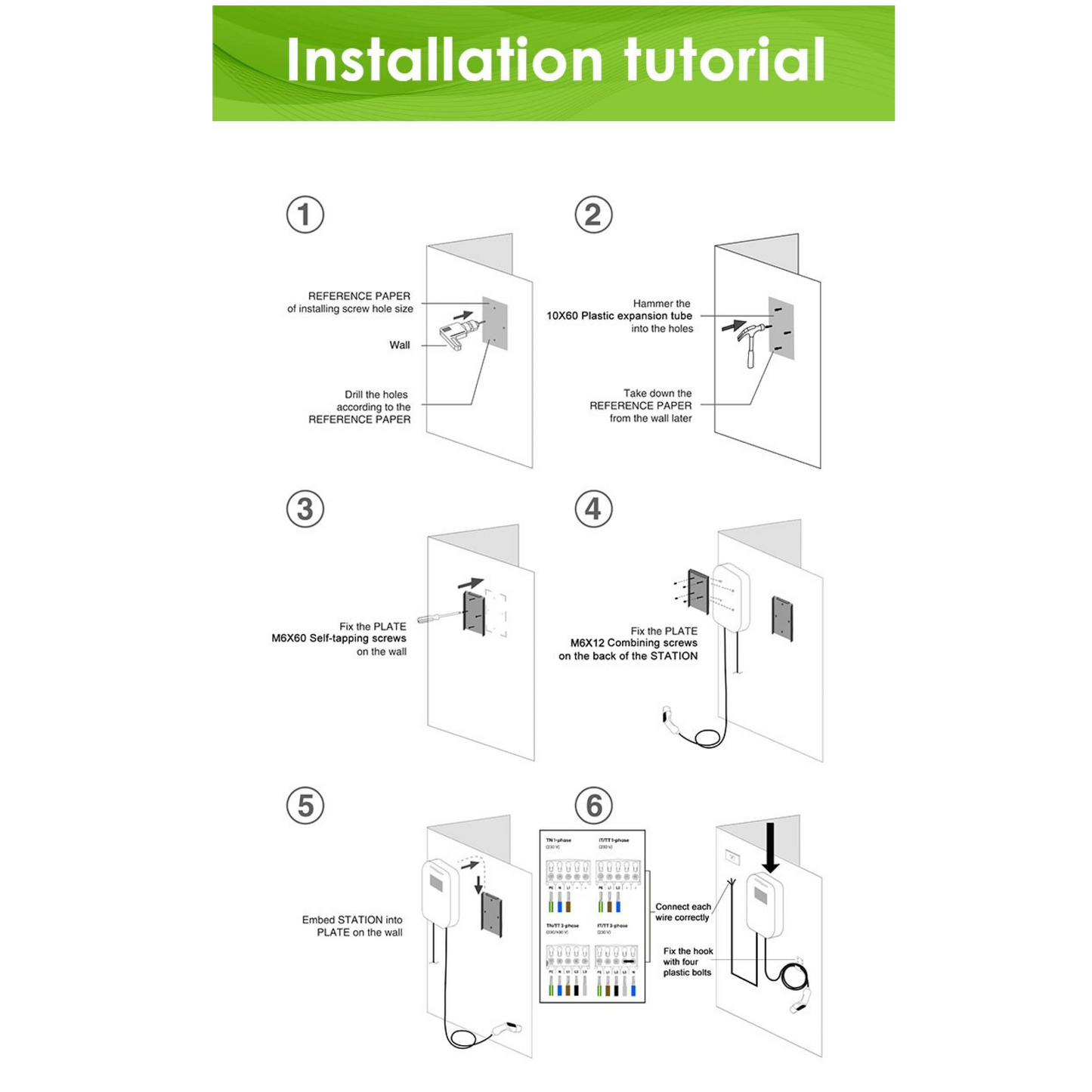 Dark Horse 7kW Smart Wallbox EV Charging Station  OZEV & UKCA Certified