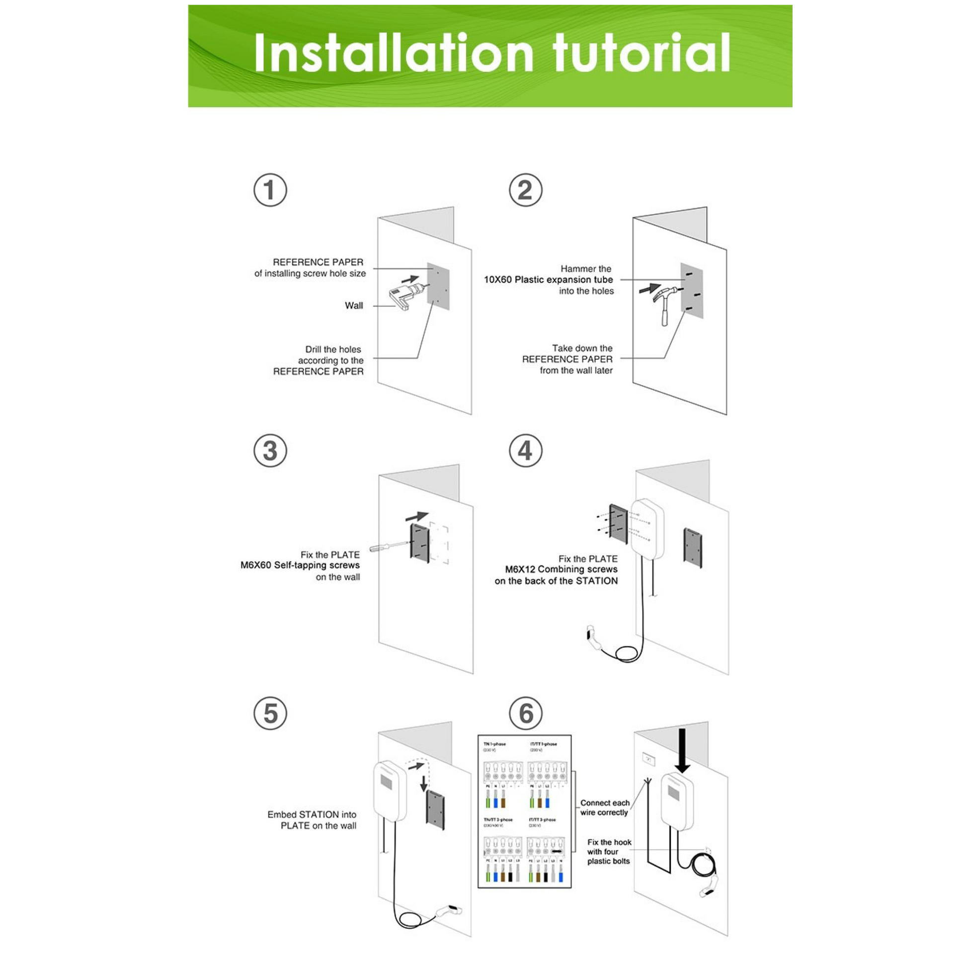 Dark Horse 7kW Smart Wallbox EV Charging Station  OZEV & UKCA Certified