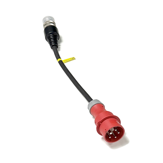 All-in-One EV Portable (Mobile) Charger CEE 16A/3-Phase Red Commando Industrial Adaptor Plug