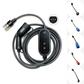 All-in-One EV Mobile (Portable) Charger (7.4kW or 11kW) & The Five Adaptor Plugs Connector Tail Options including UK 3-Pin, Blue/Red Commando and European Schuko plugs