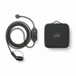 Stella Charge Type 2 EV portable charger with UK 3-pin plug coiled beside its branded weatherproof carry bag