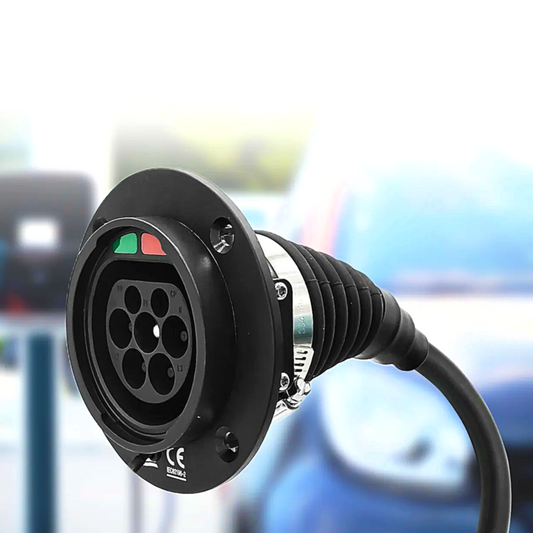 Type 2 to Type 1 EV Charging Adaptor Cable - Type 2 Inlet Connector
