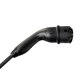Type 2 vehicle connector on the Stella Charge portable EV charger, side view