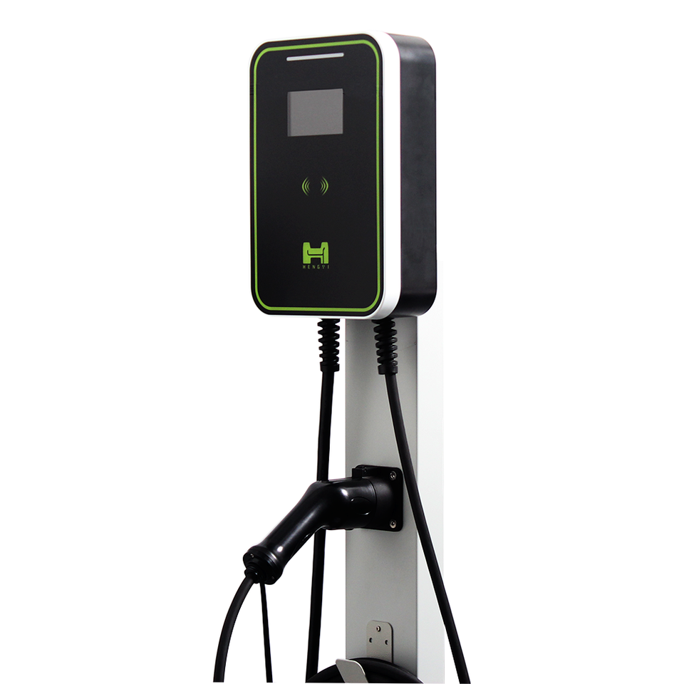 Dark Horse 7kW Smart Wallbox EV Charging Station  OZEV & UKCA Certified  pole mounted