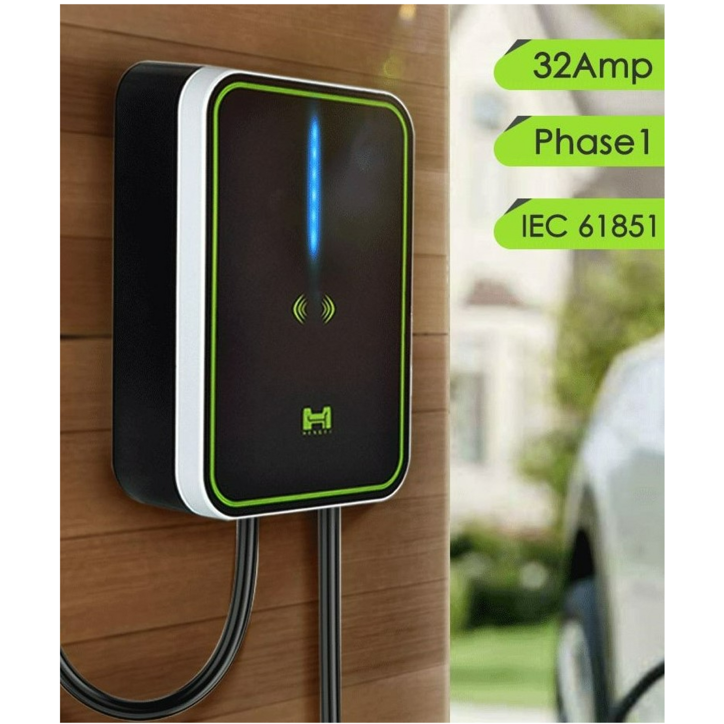 Dark Horse 7kW Smart Wallbox EV Charging Station  OZEV & UKCA Certified 