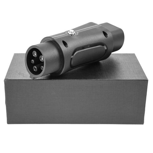 Convert a Type 2 EV connector cable to a Type 1, giving you flexibility to charge any car with Type 1 inlet socket using your existing 16A or 32A Type 2 EV charging cable (up to 7kW)