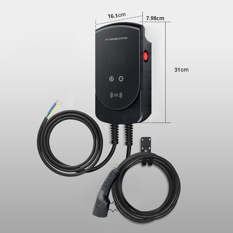 EV Wallbox Charging Station 7kW by FSR | Type 2 Tethered