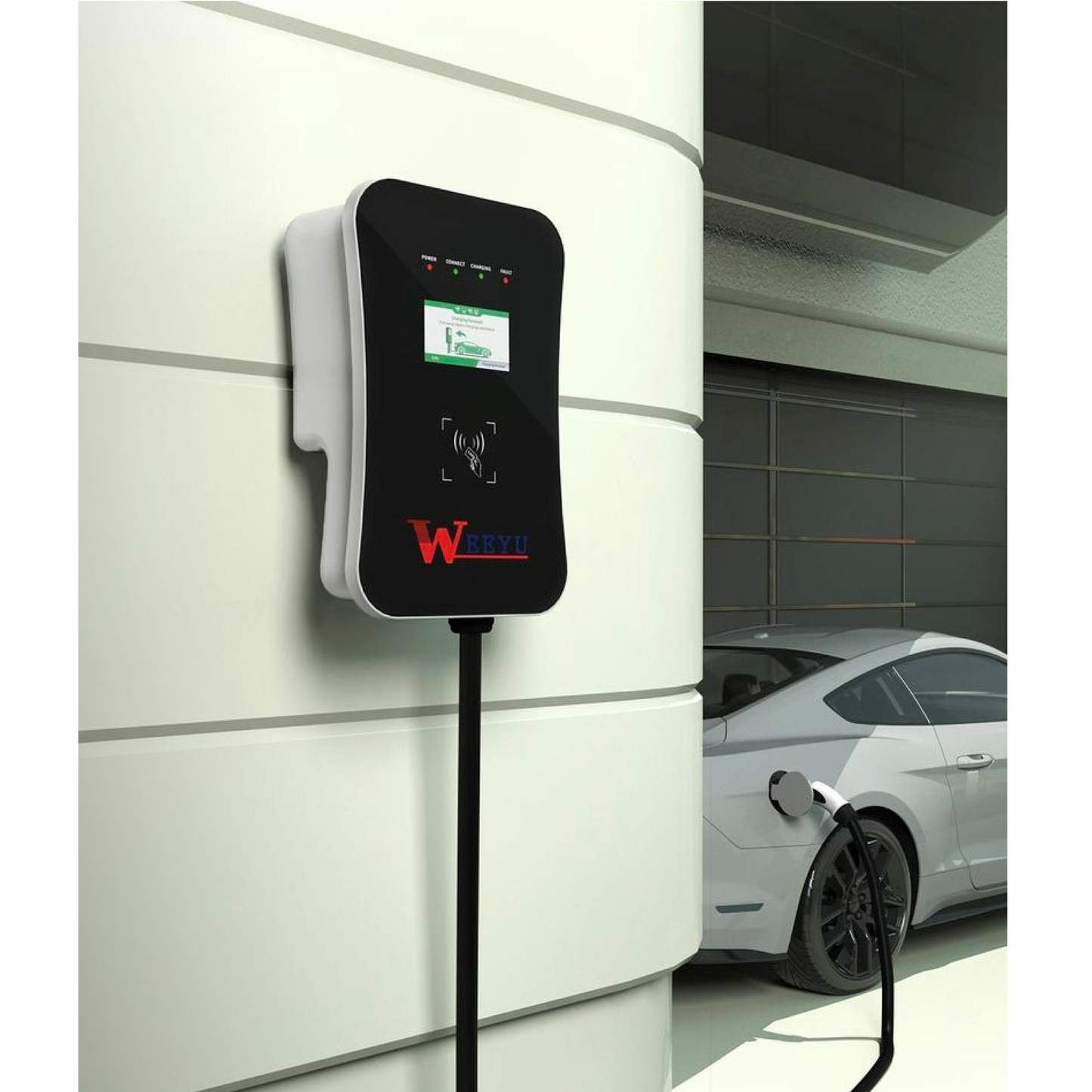 M3W Series 7kW Wallbox Charging Station